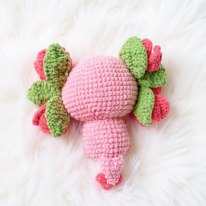 Camellia the Axolotl Amigurumi Crochet Pattern - Adorable DIY Stuffed Animal Toy - Instant Download PDF - Image 4