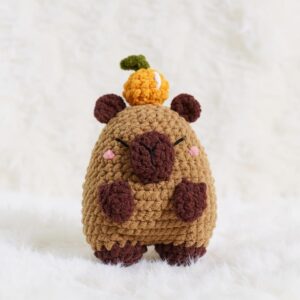 Capybara Amigurumi Crochet Pattern - Adorable DIY Stuffed Animal Toy - Instant Download PDF