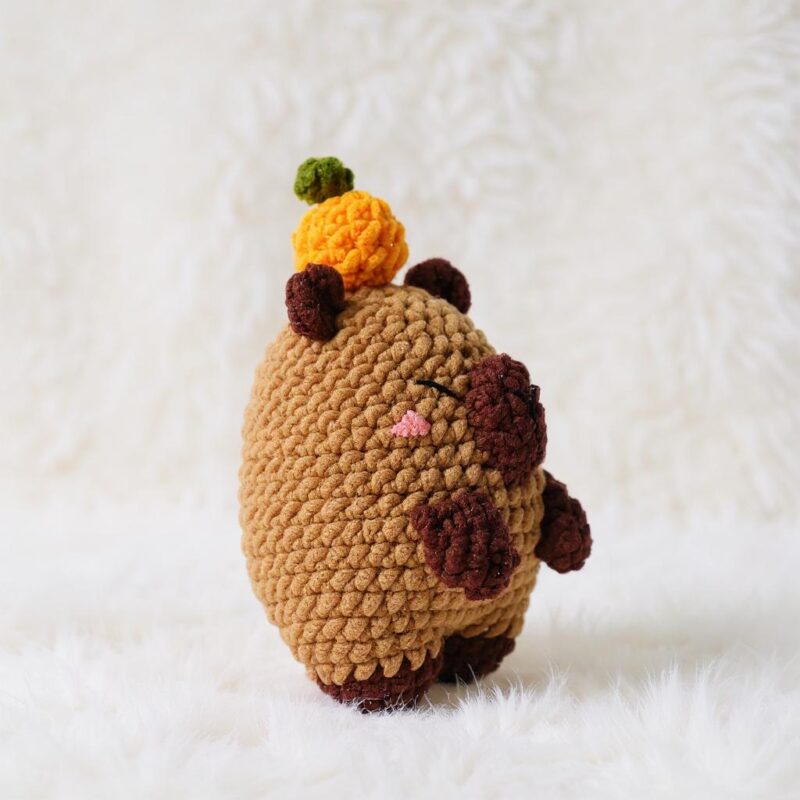 Capybara Amigurumi Crochet Pattern - Adorable DIY Stuffed Animal Toy - Instant Download PDF - Image 3