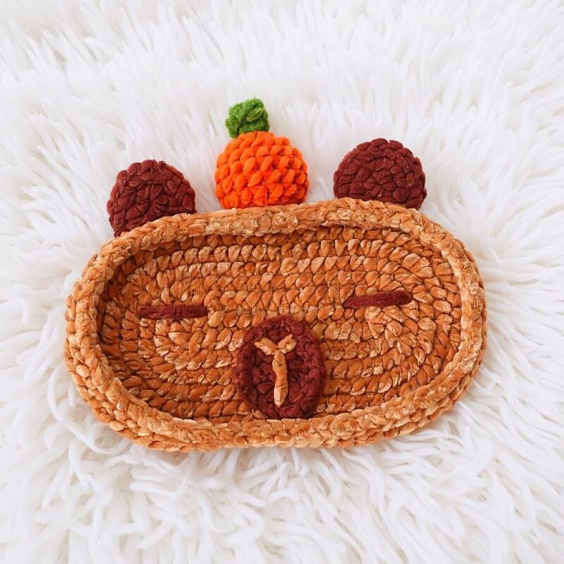 Capybara Eyeglass Holder Amigurumi Crochet Pattern - Adorable DIY Desk Accessory - Instant Download PDF - Image 2