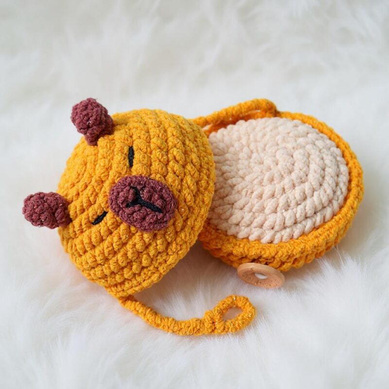 Capyburger Amigurumi Crochet Pattern - Adorable DIY Stuffed Animal Toy - Instant Download PDF - Image 5