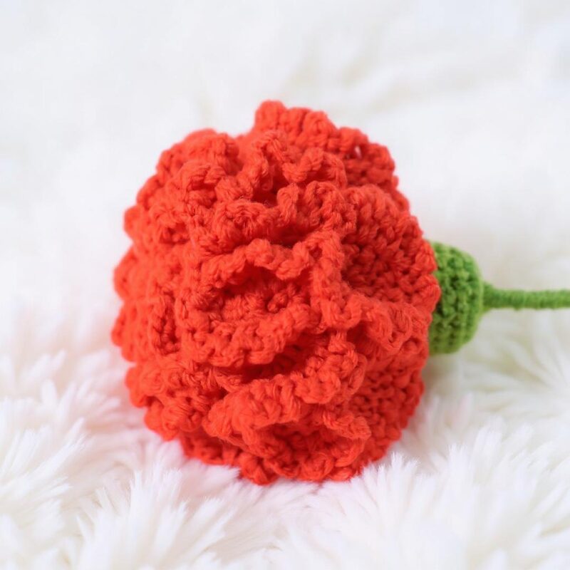 Carnation Flower Amigurumi Crochet Pattern - Beautiful DIY Flower Bouquet - Instant Download PDF - Image 5