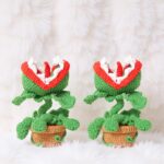 Carnivorous Plant Amigurumi Crochet Pattern - Whimsical DIY Potted Plant - Instant Download PDF