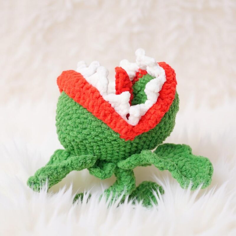 Carnivorous Plant Amigurumi Crochet Pattern - Whimsical DIY Potted Plant - Instant Download PDF - Image 4