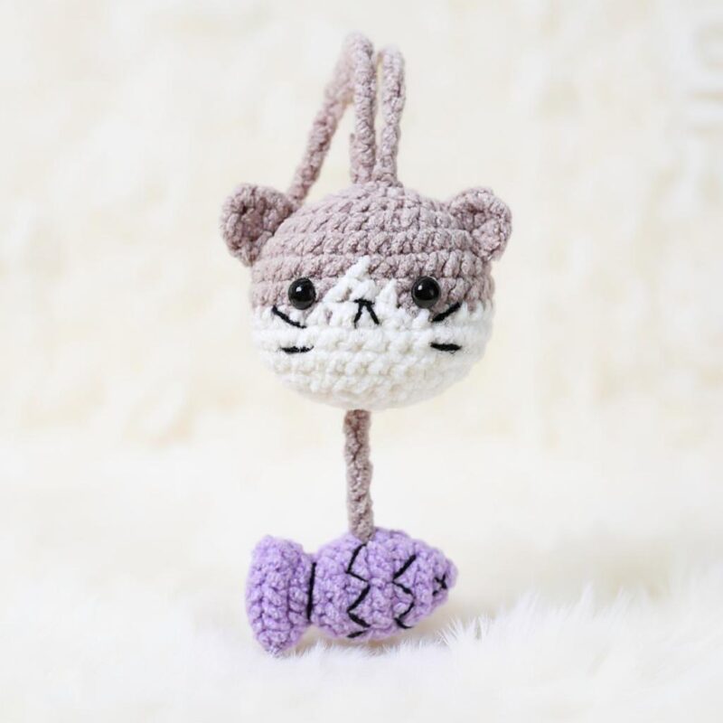 Cat Bookmark Amigurumi Crochet Pattern - Adorable DIY Handmade Bookmark - Instant Download PDF - Image 3