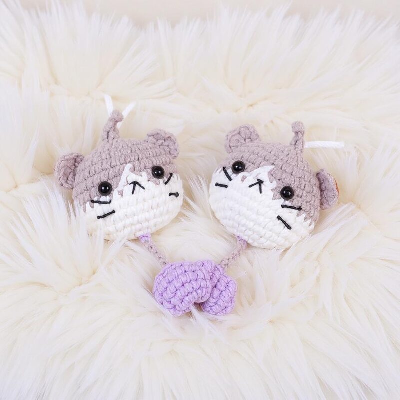 Cat Bookmark Amigurumi Crochet Pattern - Adorable DIY Handmade Bookmark - Instant Download PDF - Image 7