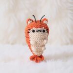 Fried Shrimp Cat Amigurumi Crochet Pattern - Adorable DIY Stuffed Animal Toy - Instant Download PDF