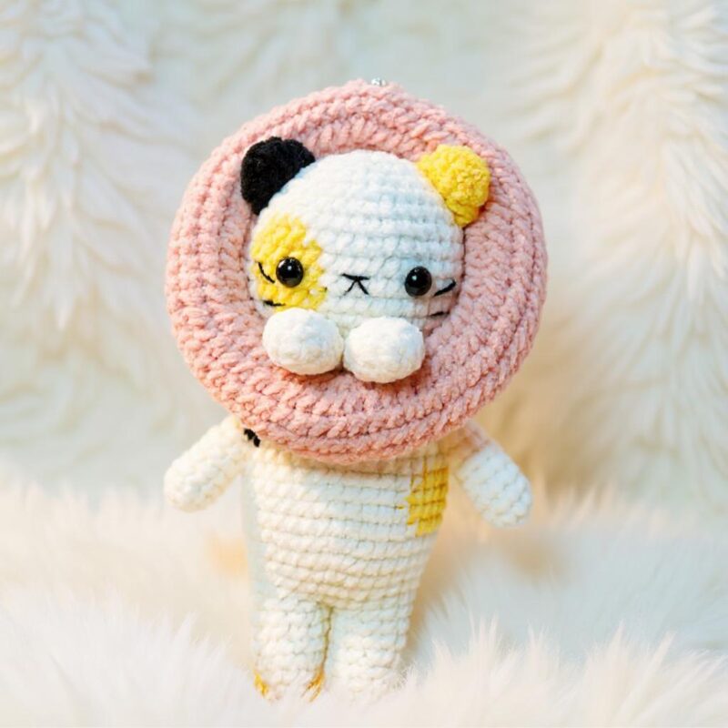 Hanging Cat Amigurumi Crochet Pattern - Adorable DIY Stuffed Animal Toy - Instant Download PDF - Image 2