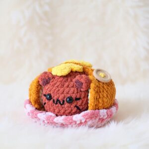 Hotdog Cat Amigurumi Crochet Pattern - Whimsical DIY Stuffed Animal Toy - Instant Download PDF