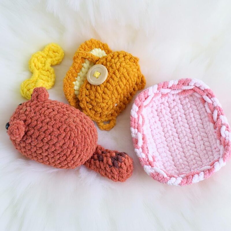 Hotdog Cat Amigurumi Crochet Pattern - Whimsical DIY Stuffed Animal Toy - Instant Download PDF - Image 5