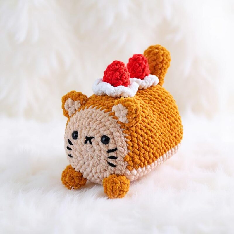 Cat Sandwich Amigurumi Crochet Pattern - Adorable DIY Stuffed Animal Toy - Instant Download PDF - Image 2