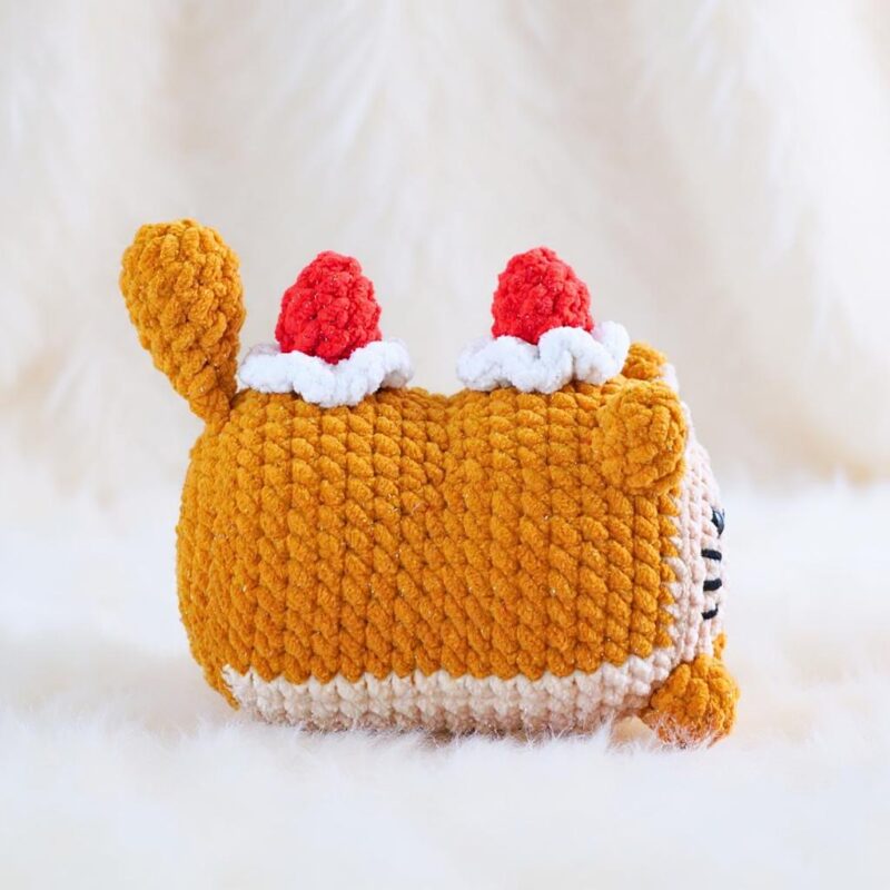 Cat Sandwich Amigurumi Crochet Pattern - Adorable DIY Stuffed Animal Toy - Instant Download PDF - Image 3
