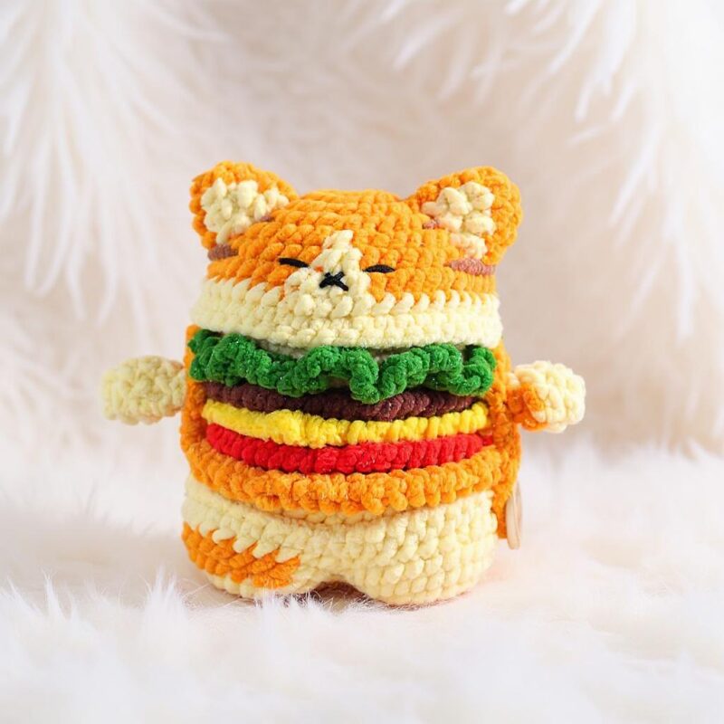Catburger Amigurumi Crochet Pattern - Adorable DIY Stuffed Animal Toy - Instant Download PDF - Image 2