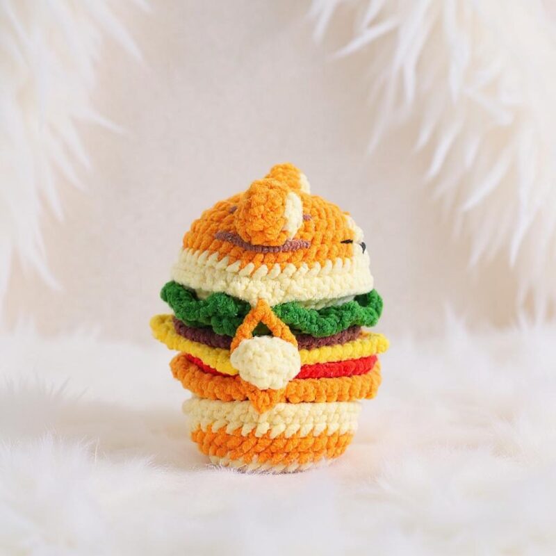 Catburger Amigurumi Crochet Pattern - Adorable DIY Stuffed Animal Toy - Instant Download PDF - Image 3