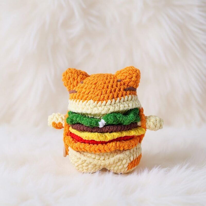 Catburger Amigurumi Crochet Pattern - Adorable DIY Stuffed Animal Toy - Instant Download PDF - Image 4