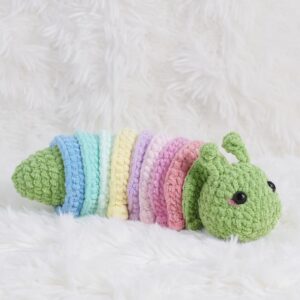 Caterpillar Amigurumi Crochet Pattern - Adorable DIY Stuffed Animal Toy - Instant Download PDF