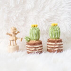 Cactus Pot Amigurumi Crochet Pattern - Adorable DIY Potted Plant Decor - Instant Download PDF