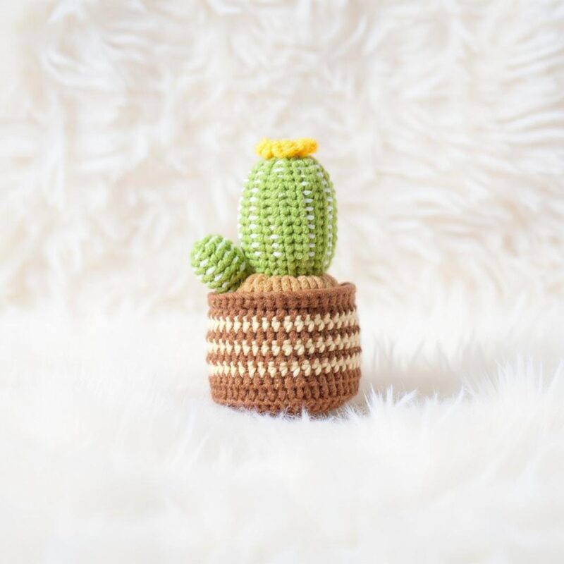 Cactus Pot Amigurumi Crochet Pattern - Adorable DIY Potted Plant Decor - Instant Download PDF - Image 2