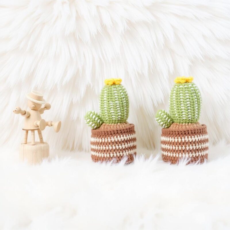 Cactus Pot Amigurumi Crochet Pattern - Adorable DIY Potted Plant Decor - Instant Download PDF - Image 4