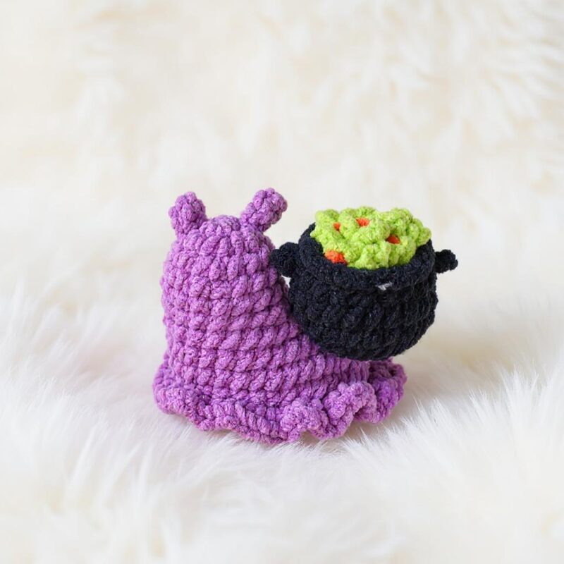 Cauldron Snail Amigurumi Crochet Pattern - Magical DIY Stuffed Animal Toy - Instant Download PDF - Image 3