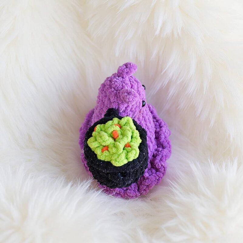 Cauldron Snail Amigurumi Crochet Pattern - Magical DIY Stuffed Animal Toy - Instant Download PDF - Image 4