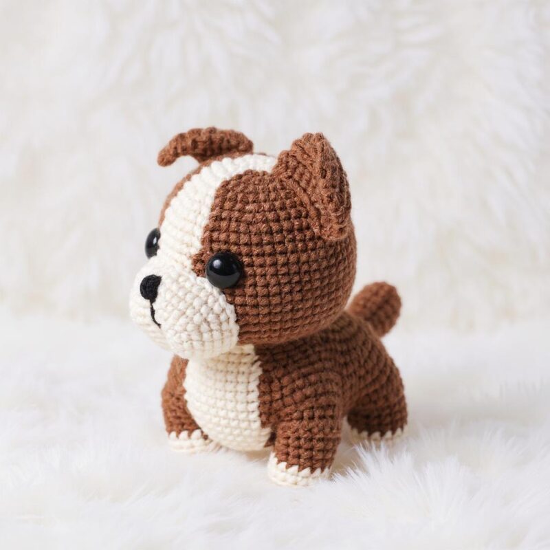 Bulldog Amigurumi Crochet Pattern - Charming DIY Stuffed Animal Toy - Instant Download PDF - Image 4