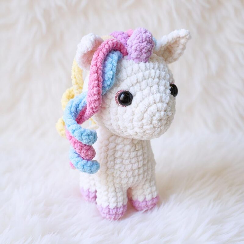 Unicorn Amigurumi Crochet Pattern - Charming DIY Stuffed Animal Toy - Instant Download PDF - Image 2