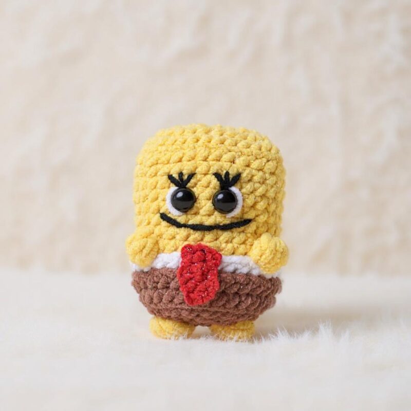 Bob the Monster Amigurumi Crochet Pattern - Cheerful DIY Stuffed Toy - Instant Download PDF