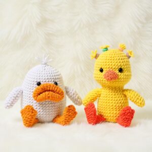 Duck Family Amigurumi Crochet Pattern - Adorable - DIY Stuffed Animal Toy - Instant Download PDF