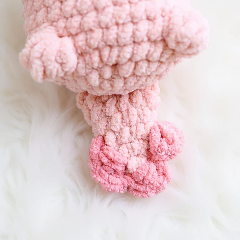 Cherry Blossom Axolotl Amigurumi Crochet Pattern - Adorable DIY Stuffed Animal Toy - Instant Download PDF - Image 5
