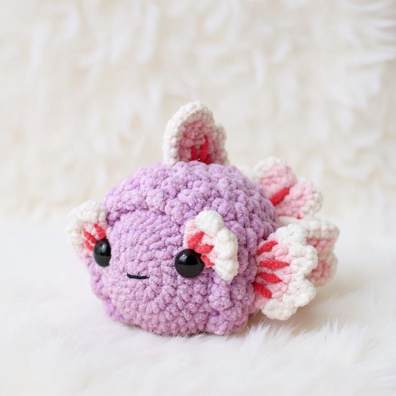 Cherry Blossom Fish Amigurumi Crochet Pattern - Whimsical DIY Stuffed Animal Toy - Instant Download PDF