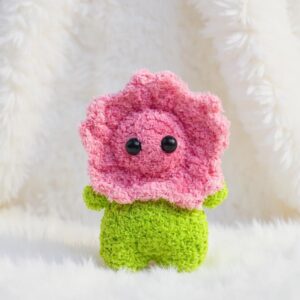 Cherry Blossom Amigurumi Crochet Pattern - Adorable DIY Flower Decor - Instant Download PDF