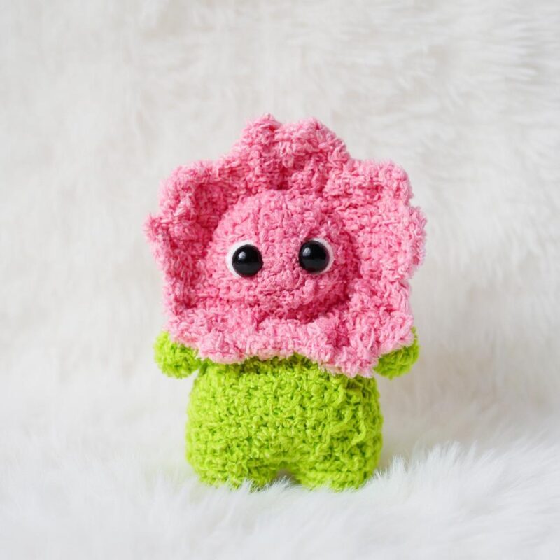 Cherry Blossom Amigurumi Crochet Pattern - Adorable DIY Flower Decor - Instant Download PDF - Image 2