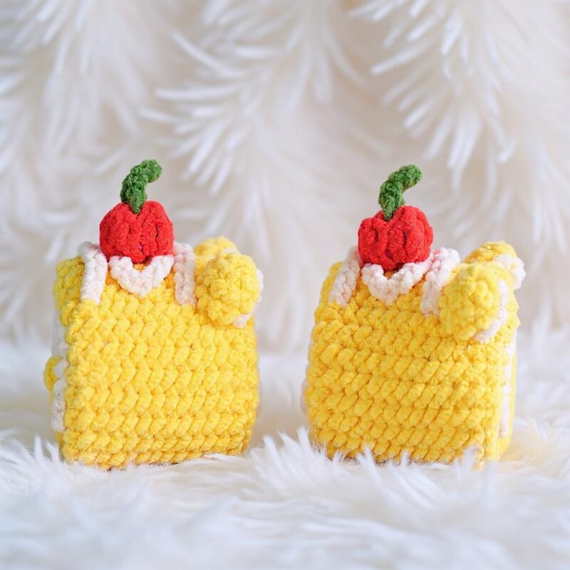 Cherry Cat Swiss Roll Amigurumi Crochet Pattern - Adorable DIY Stuffed Animal Toy - Instant Download PDF - Image 4