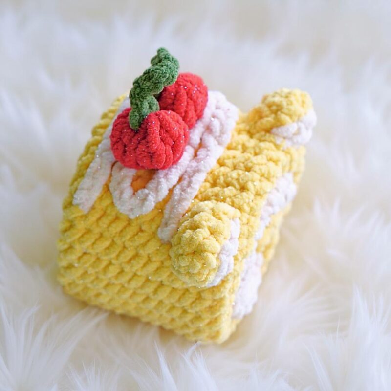 Cherry Cat Swiss Roll Amigurumi Crochet Pattern - Adorable DIY Stuffed Animal Toy - Instant Download PDF - Image 5