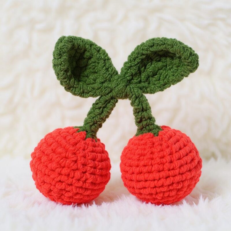 Cherry Snail Amigurumi Crochet Pattern - No-Sew - DIY Stuffed Animal Toy - Instant Download PDF - Image 4