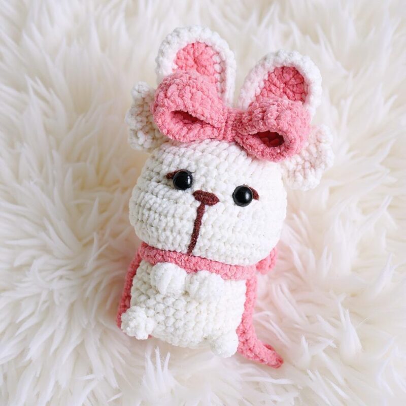 Chibi Bunny Amigurumi Crochet Pattern - Adorable DIY Stuffed Animal Toy - Instant Download PDF - Image 2