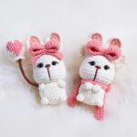 Chibi Puff Bunnies Amigurumi Crochet Pattern Bundle - Adorable DIY Stuffed Animal Toys - Instant Download PDF