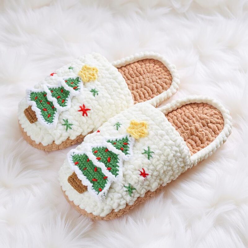 Kids' Christmas Slipper Crochet Pattern Bundle - Cozy & Festive DIY Handmade Gift - Instant Download PDF - Image 2