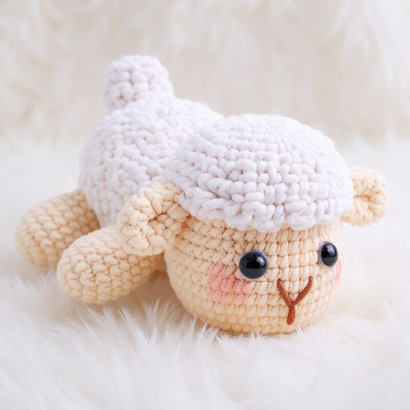 Chill Sheep Amigurumi Crochet Pattern - Adorable DIY Stuffed Animal Toy - Instant Download PDF - Image 2