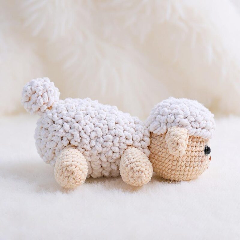 Chill Sheep Amigurumi Crochet Pattern - Adorable DIY Stuffed Animal Toy - Instant Download PDF - Image 4