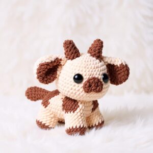 Choco Cow Amigurumi Crochet Pattern - Adorable DIY Stuffed Animal Toy - Instant Download PDF
