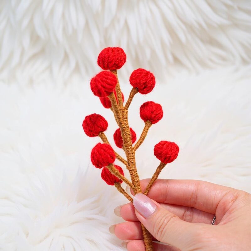 Christmas Berry Amigurumi Crochet Pattern - Festive DIY Holiday Decor - Instant Download PDF - Image 3