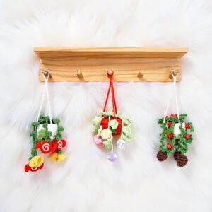 Christmas Trio Amigurumi Crochet Pattern - Adorable DIY Holiday Ornaments - Instant Download PDF