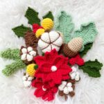 Christmas Cheer Bouquet Amigurumi Crochet Pattern - Festive DIY Holiday Flowers - Instant Download PDF
