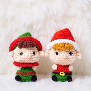 Christmas Elf Amigurumi Crochet Pattern - Adorable DIY Stuffed Toy - Instant Download PDF