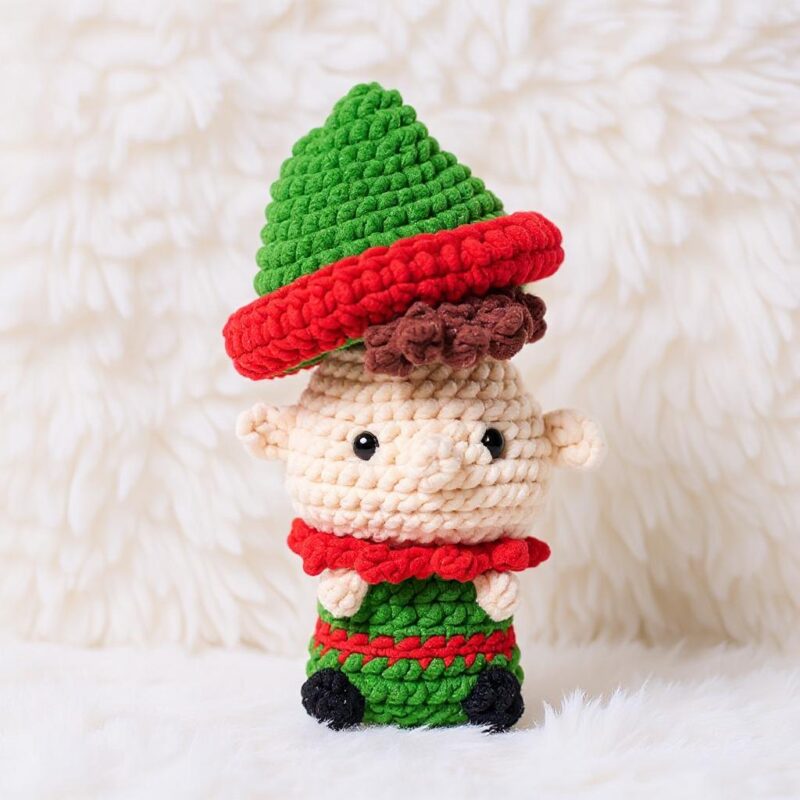 Christmas Elf Amigurumi Crochet Pattern - Adorable DIY Stuffed Toy - Instant Download PDF - Image 4