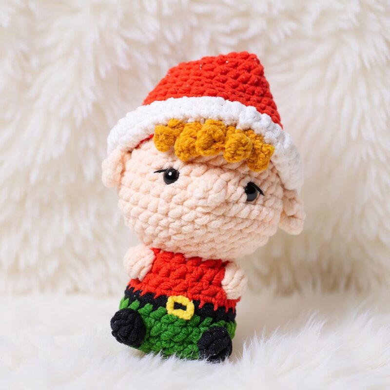 Christmas Elf Amigurumi Crochet Pattern - Adorable DIY Stuffed Toy - Instant Download PDF - Image 6