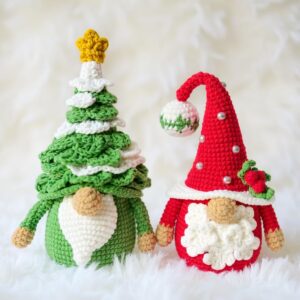 Christmas Gnome Amigurumi Crochet Pattern - Adorable DIY Holiday Decor - Instant Download PDF