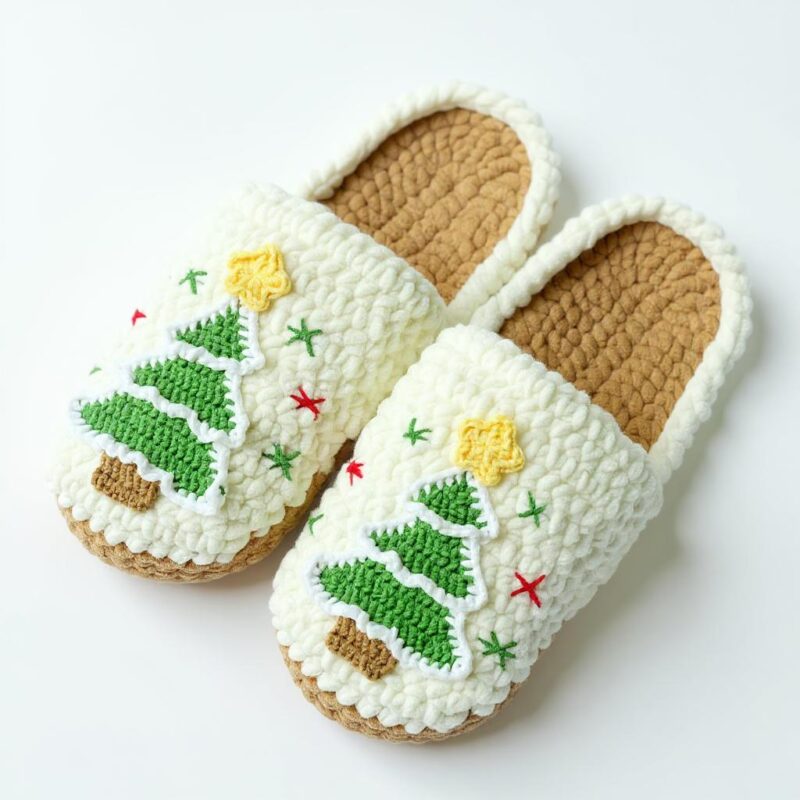 Festive Christmas Slipper Crochet Pattern Bundle - Cozy & Easy DIY Handmade Footwear - Instant Download PDF - Image 2